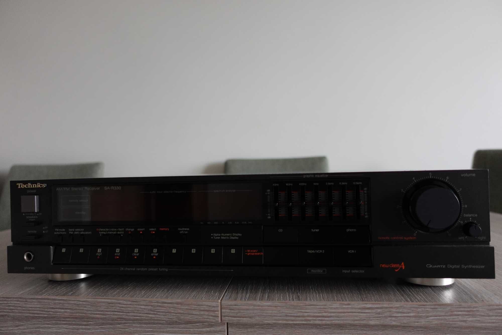 TECHNICS amplituner + magnetofon + CD + głośniki TANNOY