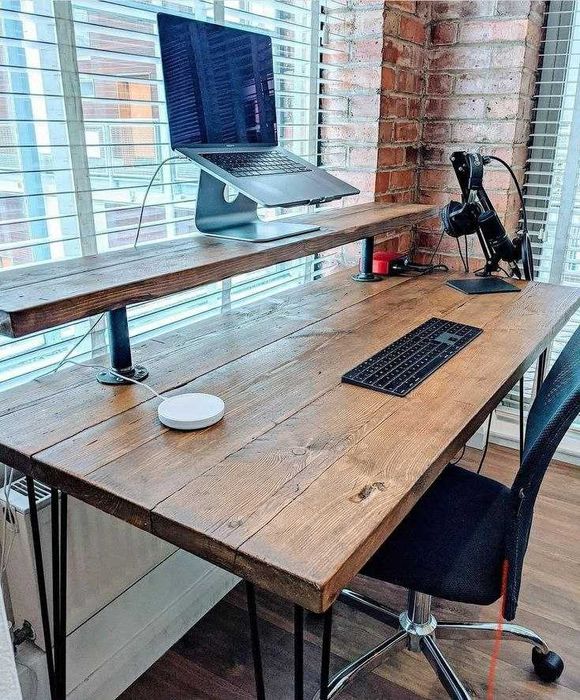 Столешница из массива  для письменного стола