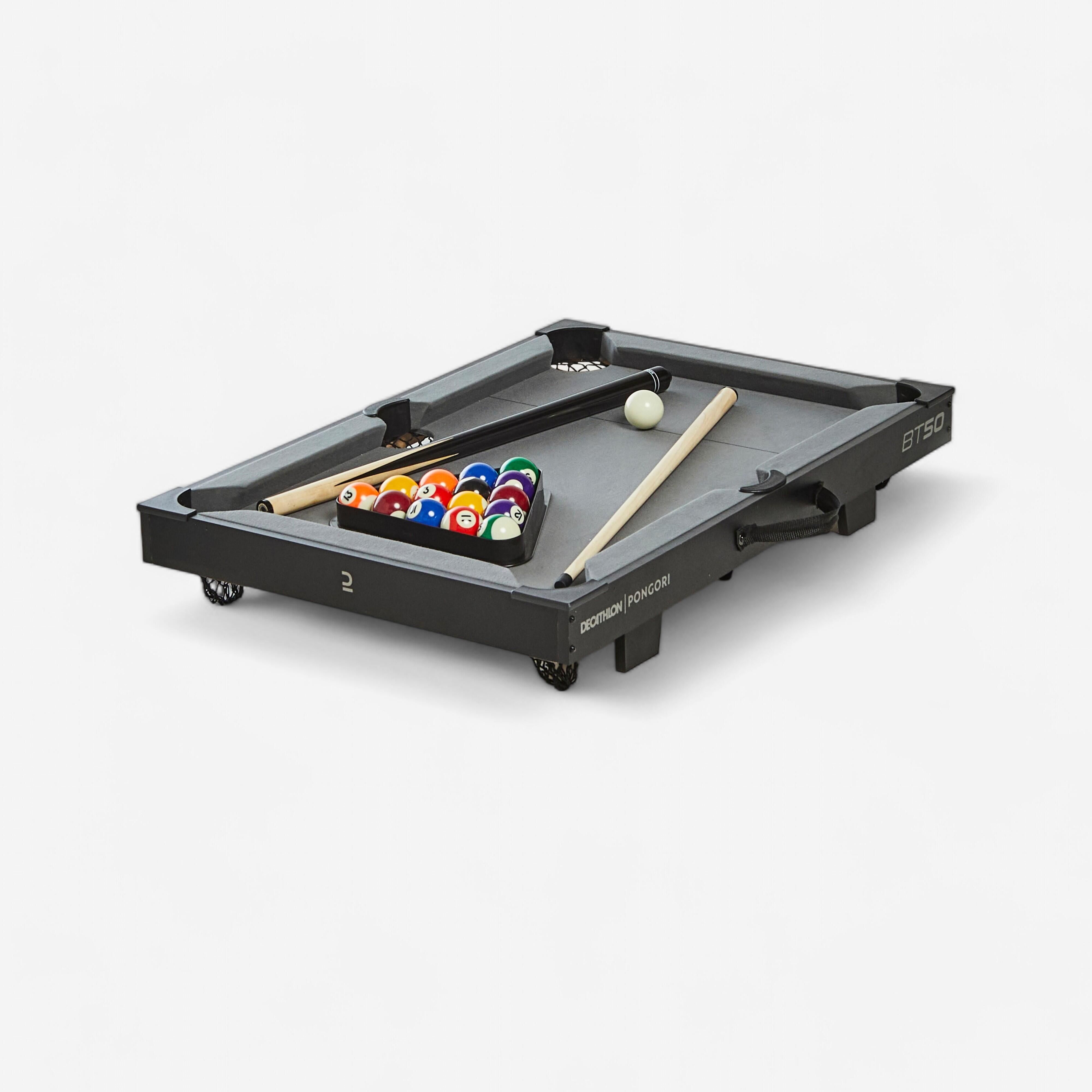 Mini Tabuleiro de Bilhar - BT 50 US Pano Cinzento