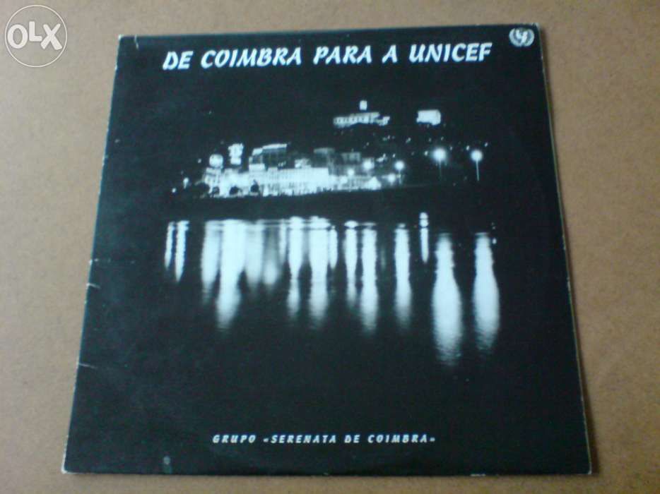 Vinil lp 12'' 33 grupo serenata de coimbra - de coimbra para a unicef