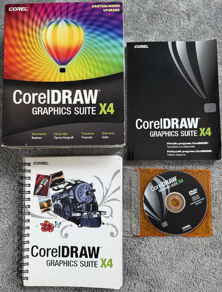 Corel Draw X4 program graficzny komplet