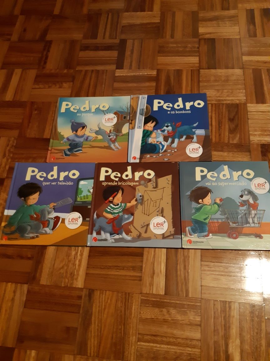 Livros do Pedro.