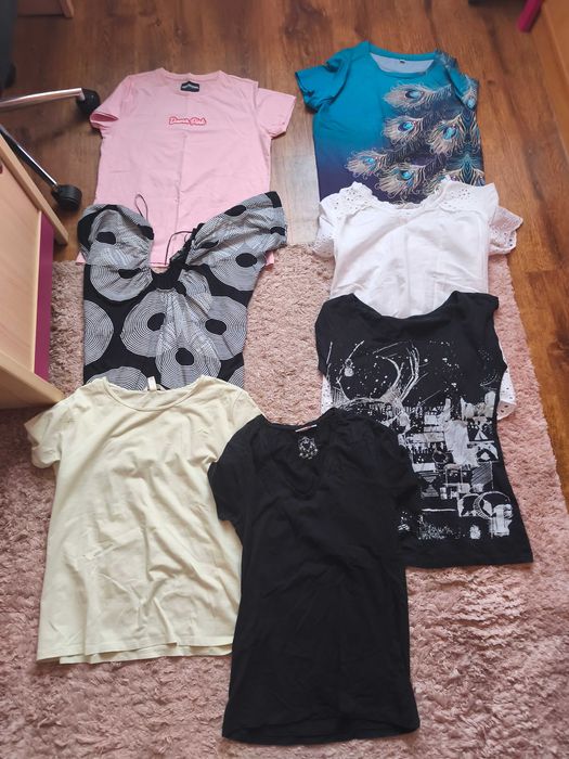 Mega paka ubrań damskich - rozmiar L - Zestaw 48 szt