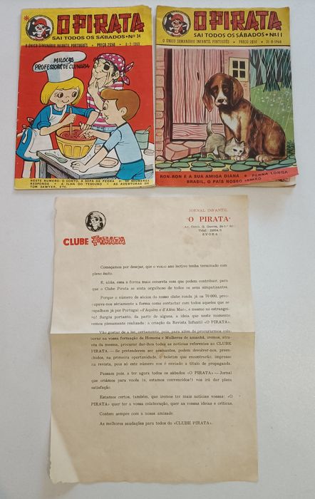 60 Livros de "Os Cinco" de Enid Blyton e O Pirata, em excelente estado