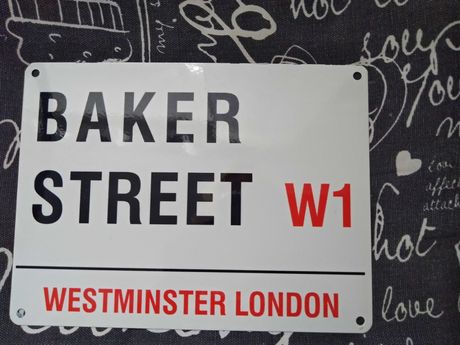 Tablica metalowa reklama ulicy  Baker Street Londyn
