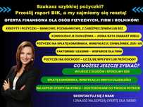 Kredyt pożyczka firmy osoby prywatne każdy cel na auto komornik zastaw