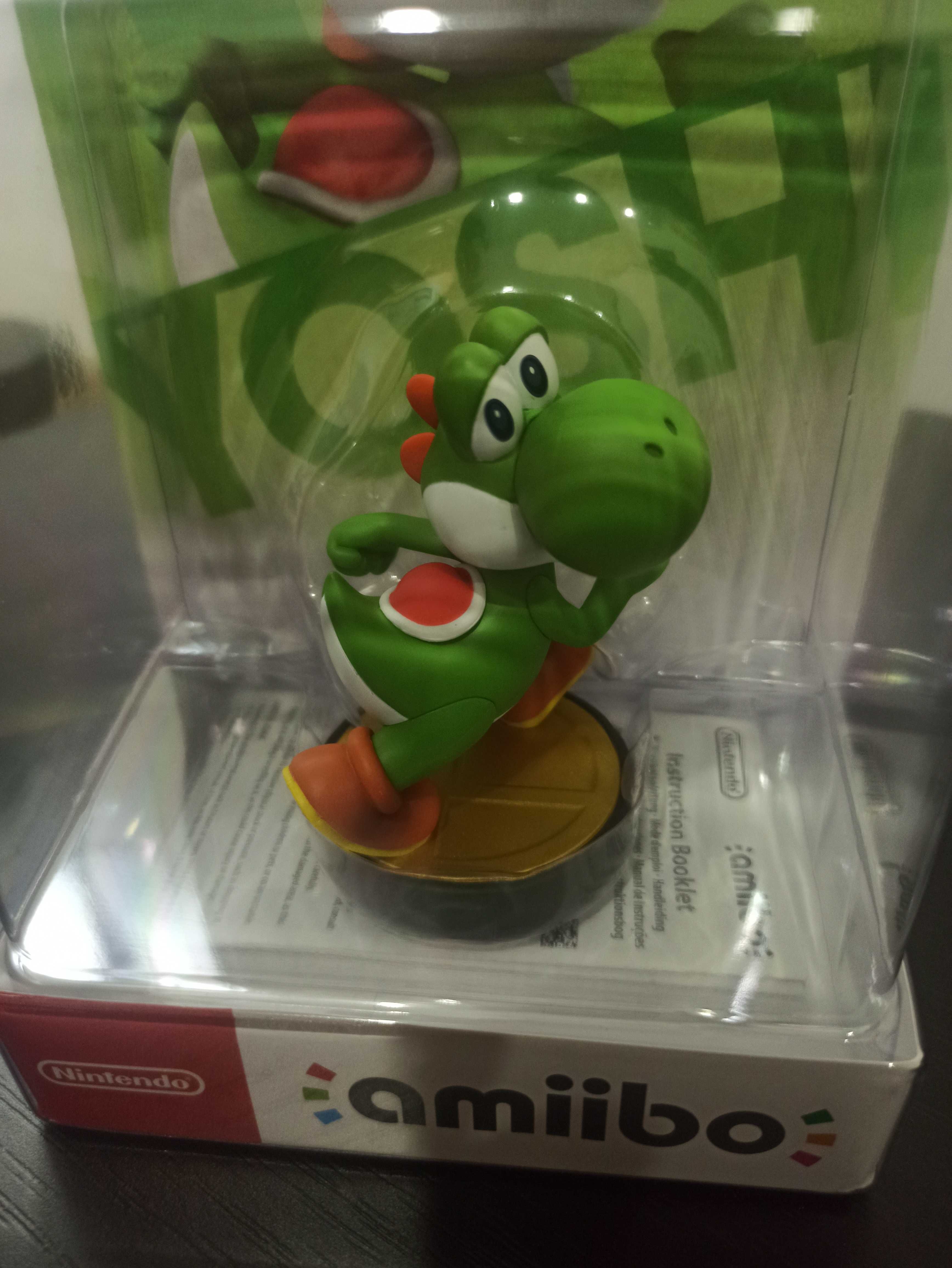 Amiibo Yoshi N3 coleção super smash bros novo caixa