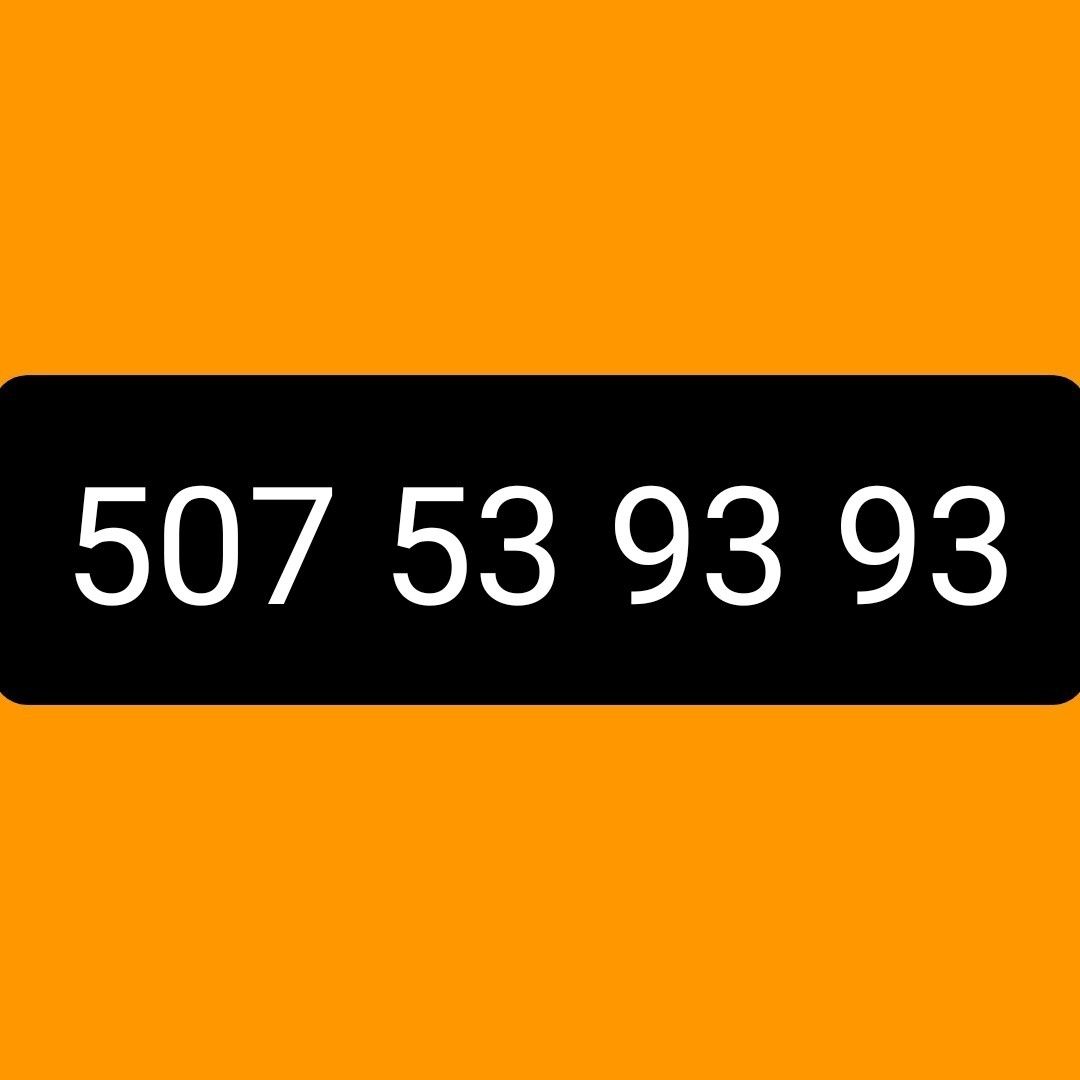 Złoty numer 507.53.93.93