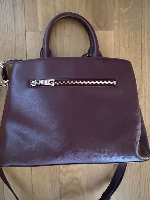 Сумка екошкіра  бордо  фірмова DNKR