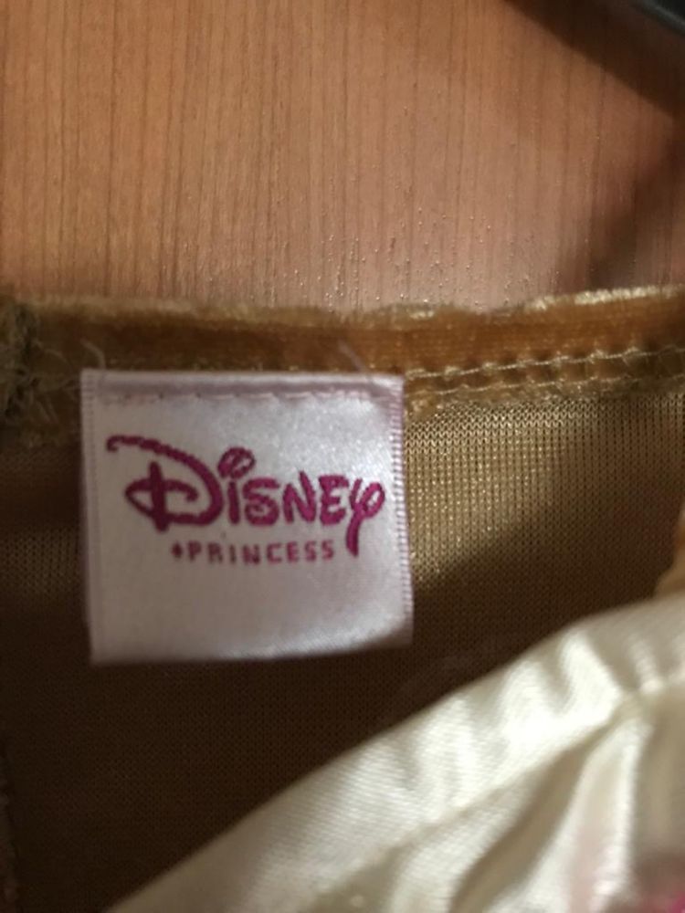 Vestido princesas amarelo Disney