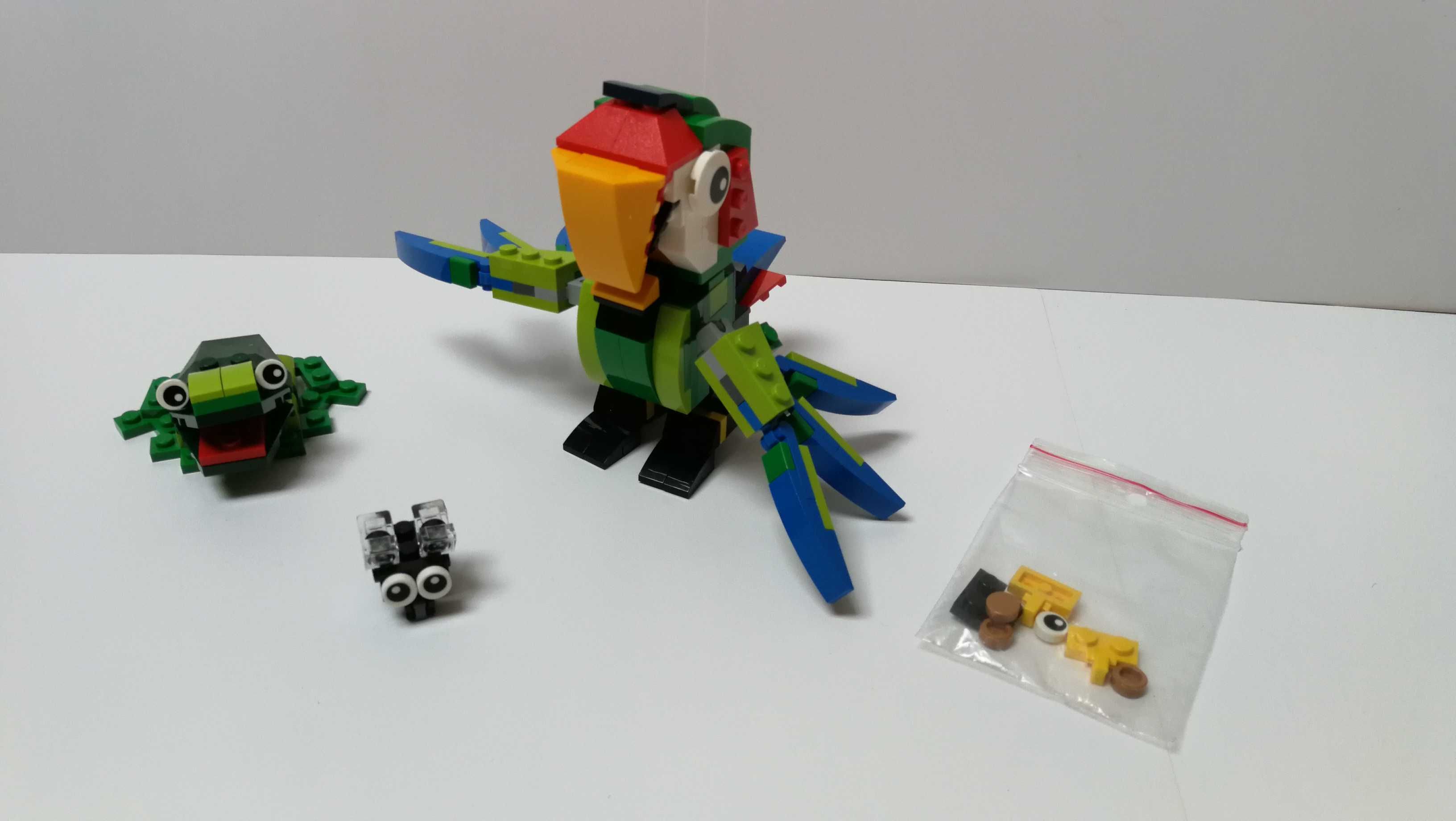 lego creator 31031 papuga 3in1