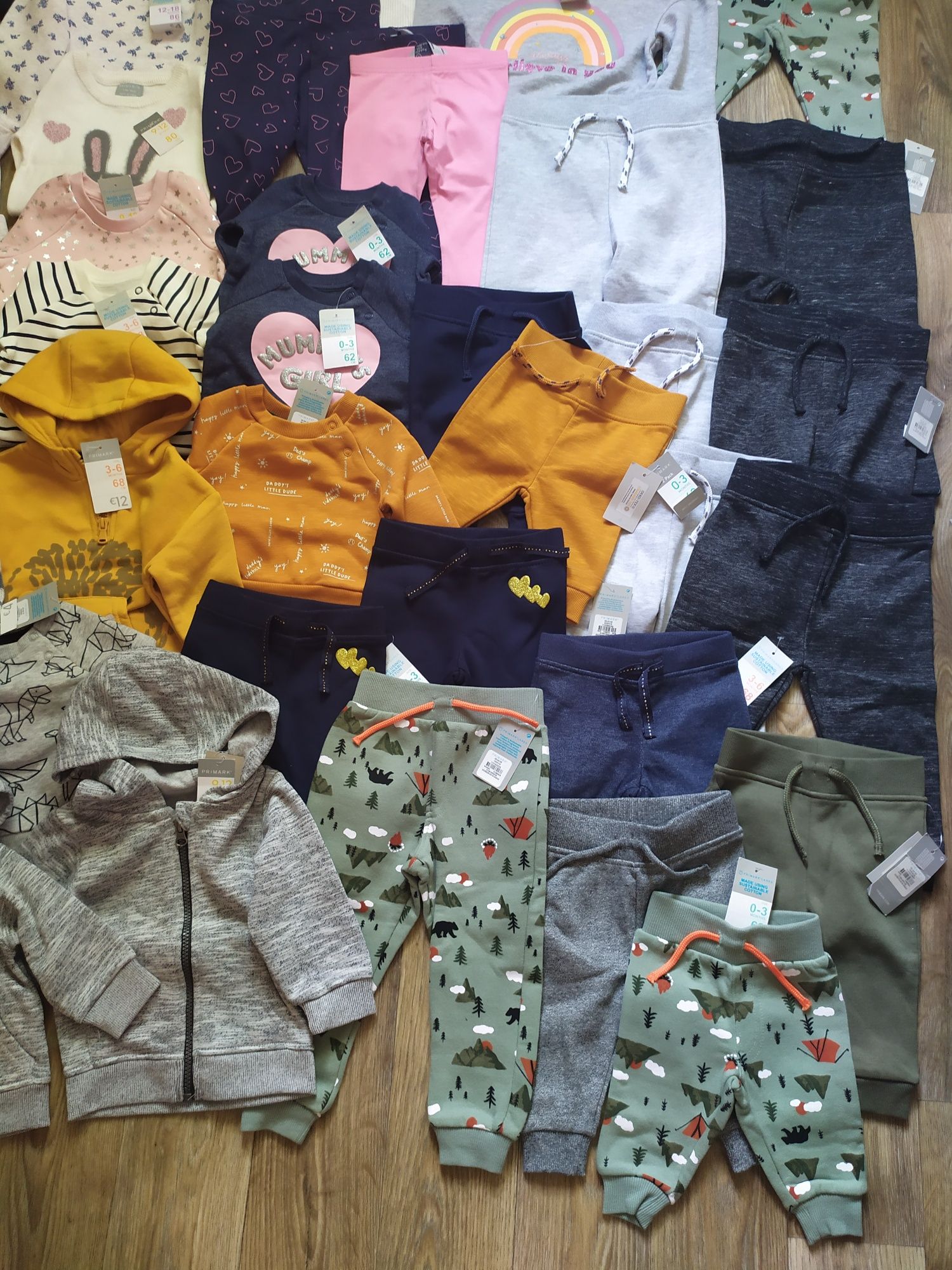 Дитячий одяг на дівчинку та хлопчика від Primark від 0  - 3 років