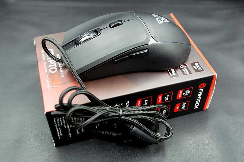 Rato com Cabo USB Gaming da Fantech