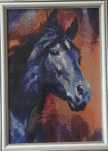 Obraz konia haft diamentowy 21x30cm
