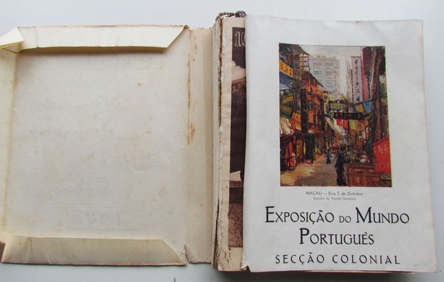 Livro Exposição do Mundo Português secção Colonial Henrique GALVÃO