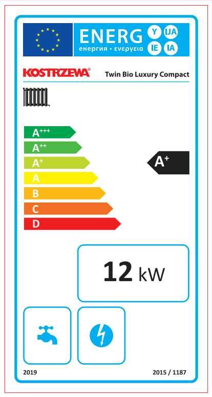 Kostrzewa kocioł na pellet Twin Bio Luxury Compact NE 8/10/12/16/24kW