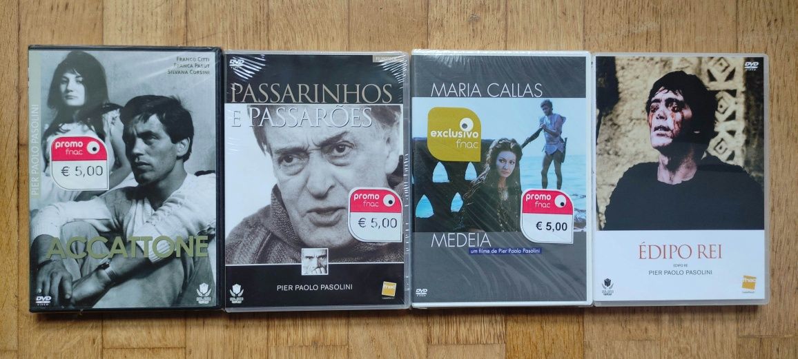 DVD's Wadja, Pasolini etc