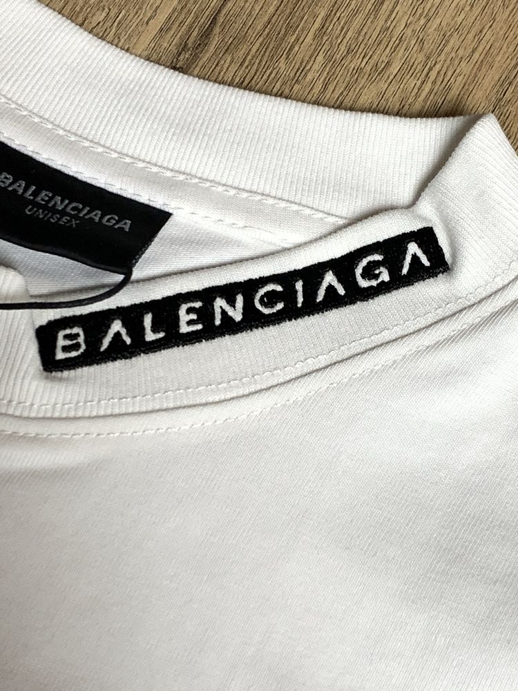 Лонгслів Білий Balenciaga Top League