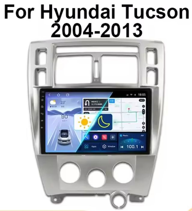 Radio nawigacja Hyundai Tucson 2 2004- ANDROID WIFI GPS BLUETOOTH