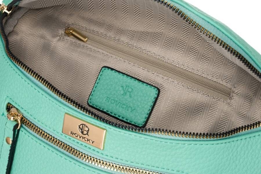 saszetka damska crossbody ze skóry ekologicznej - rovicky