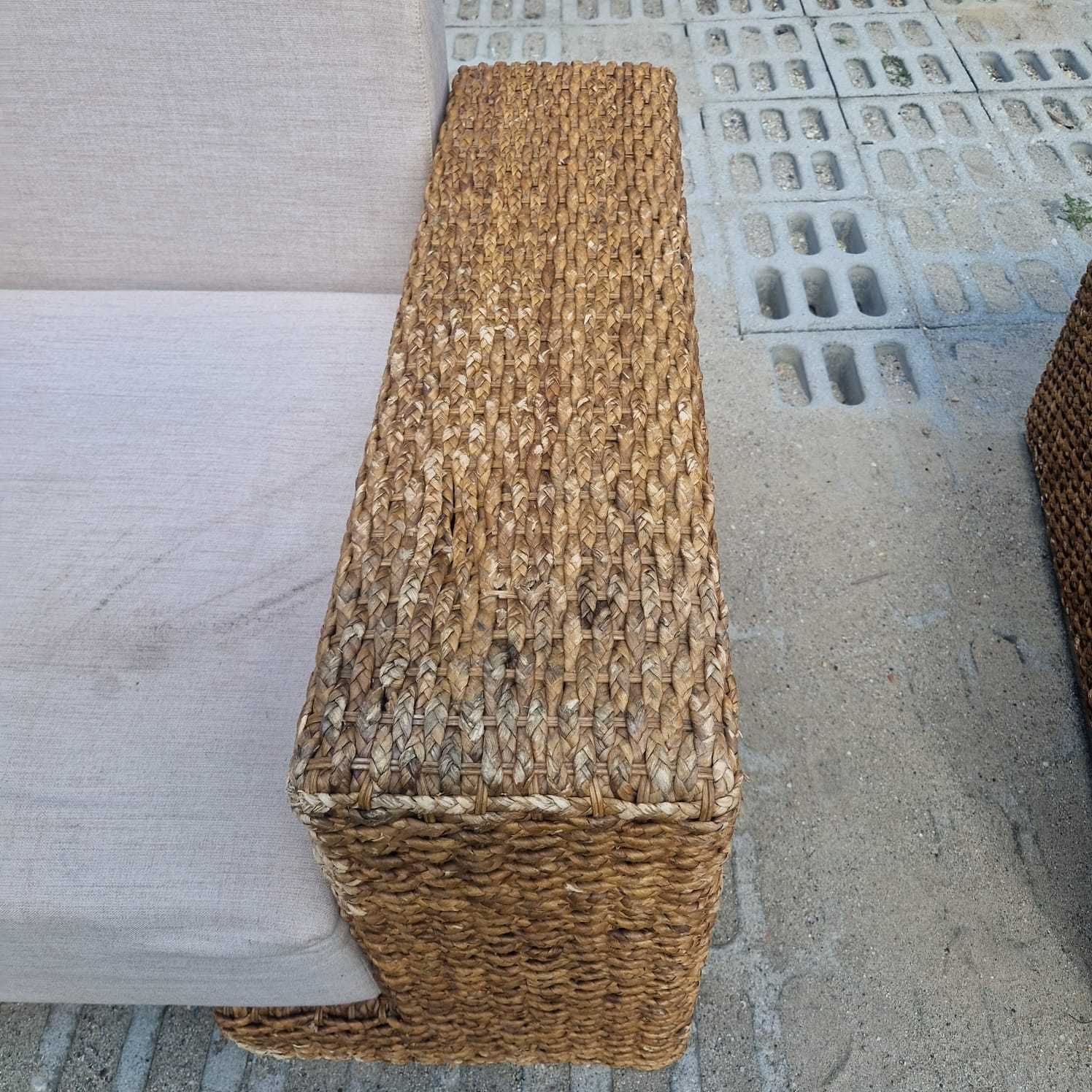 Zestaw rattanowy sofa z rattanu kanapa fotel naturalny ogrodowy rattan