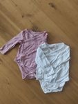 Body H&M rozmiar 74, 2 szt