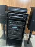Wieża Kenwood M-65 kompletna w oryginalnej szafce + bluetooth