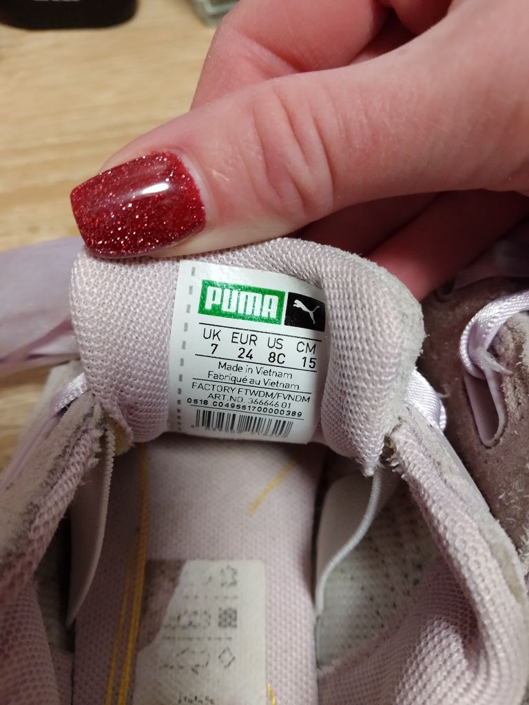 puma кеды детские для девочки детские 24 р