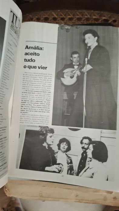 Amália Rodrigues revista 1982 Turi