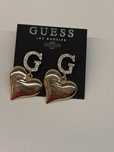 Kolczyki zlote serca guess new