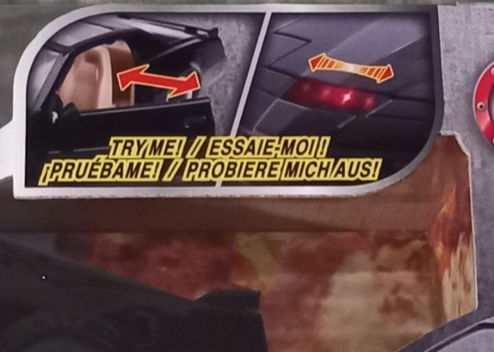 Miniatura nova em caixa escala 1/24 dá luz Knight Rider k.i.t.t.