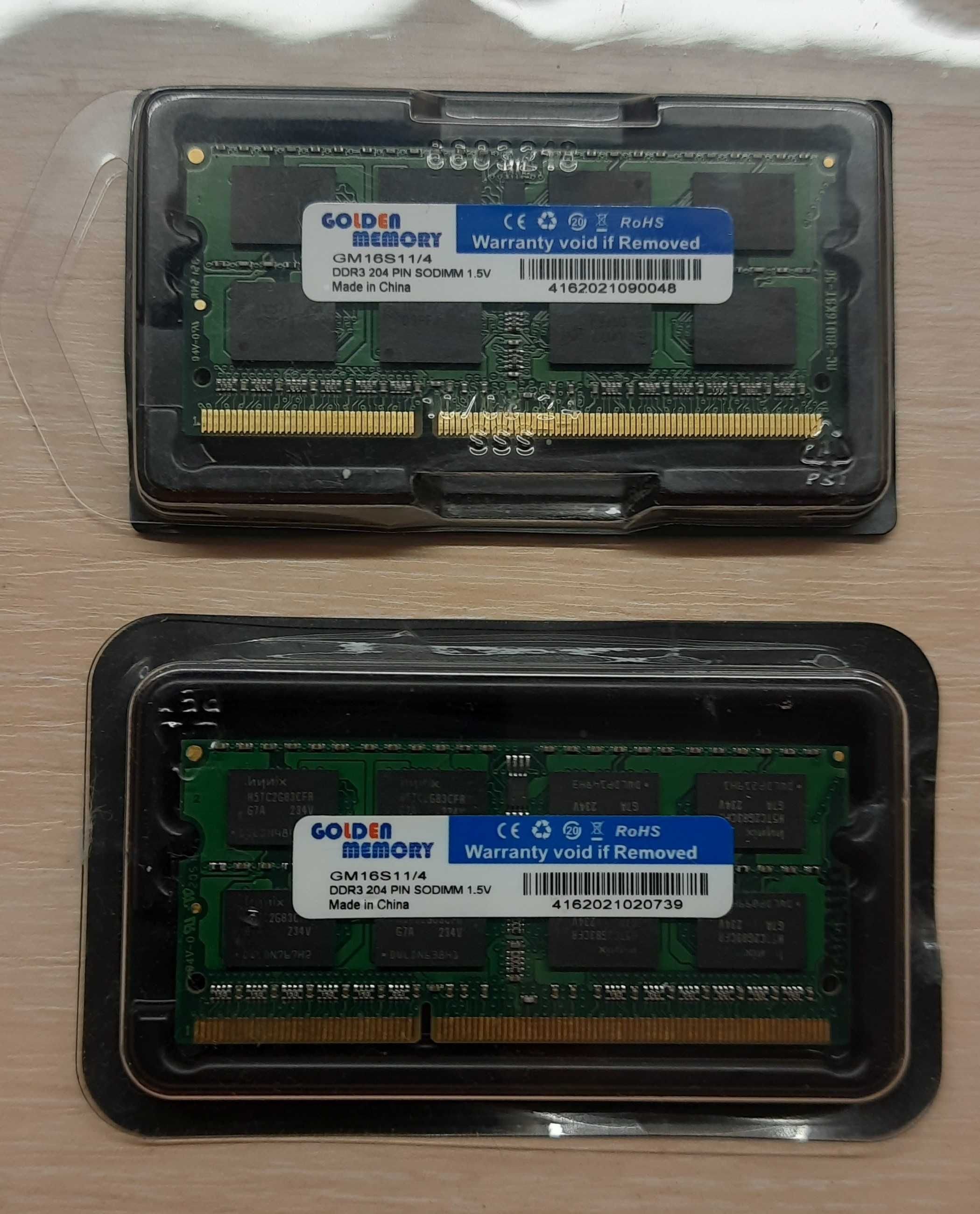 Оперативная память Golden Memory SODIMM DDR3-1600 4096MB PC3-12800
