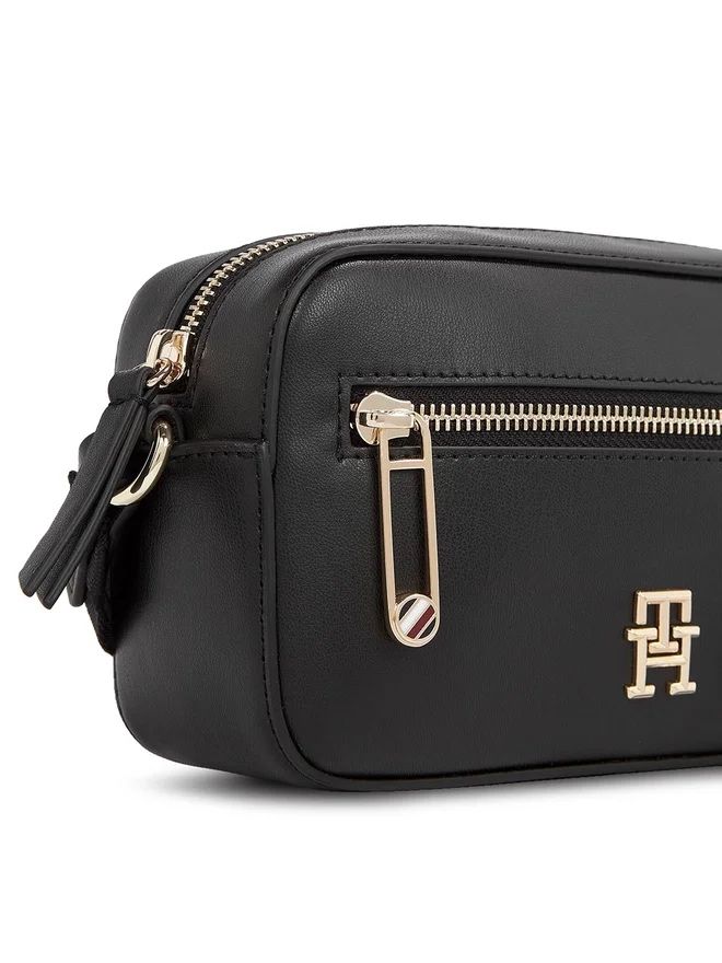 Tommy Hilfiger Сумка Iconic Tommy Camera Bag AW0AW14873 Чорний