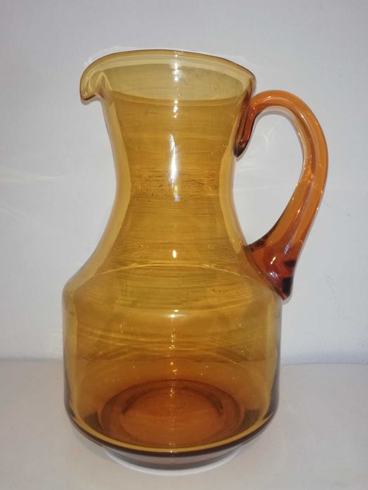 Dzban miodowy PRL - proj.L.Fiedorowicz - Huta Szkła Ząbkowice