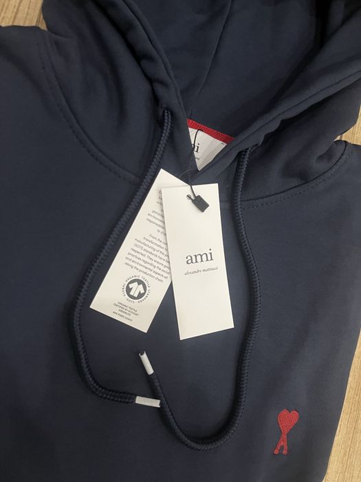 Hoodie Ami Paris (Azul Marinho L)