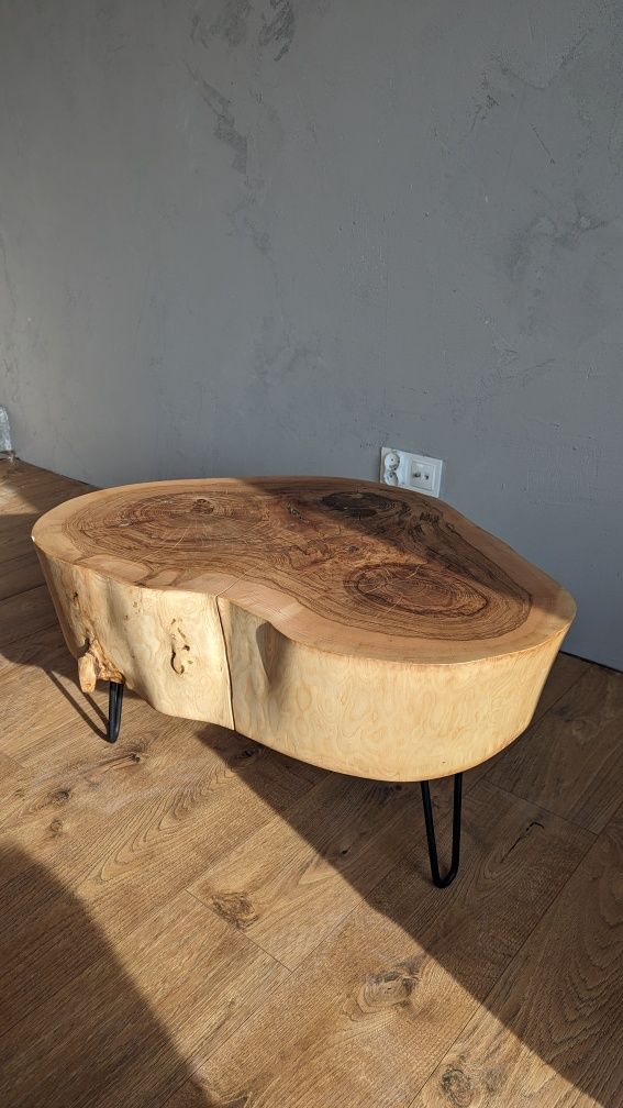 Stolik jesionowy 120 letni loft