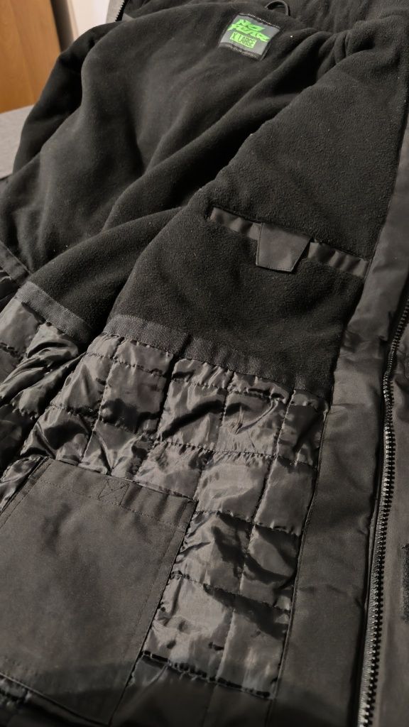 Kurtka parka zimowa męska ocieplana z kapturem rozmiar XL