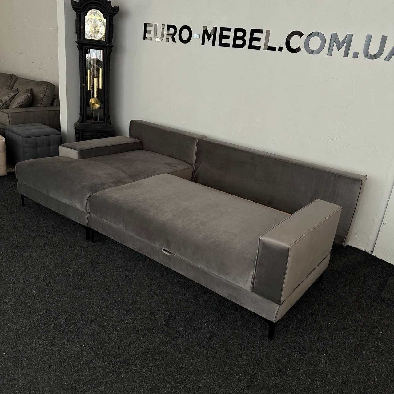 Новий розкладний диван кутовий в тканині