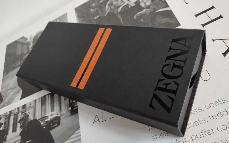 Коробка-Пенал подарочная упаковка от бренда - ZEGNA оригинал