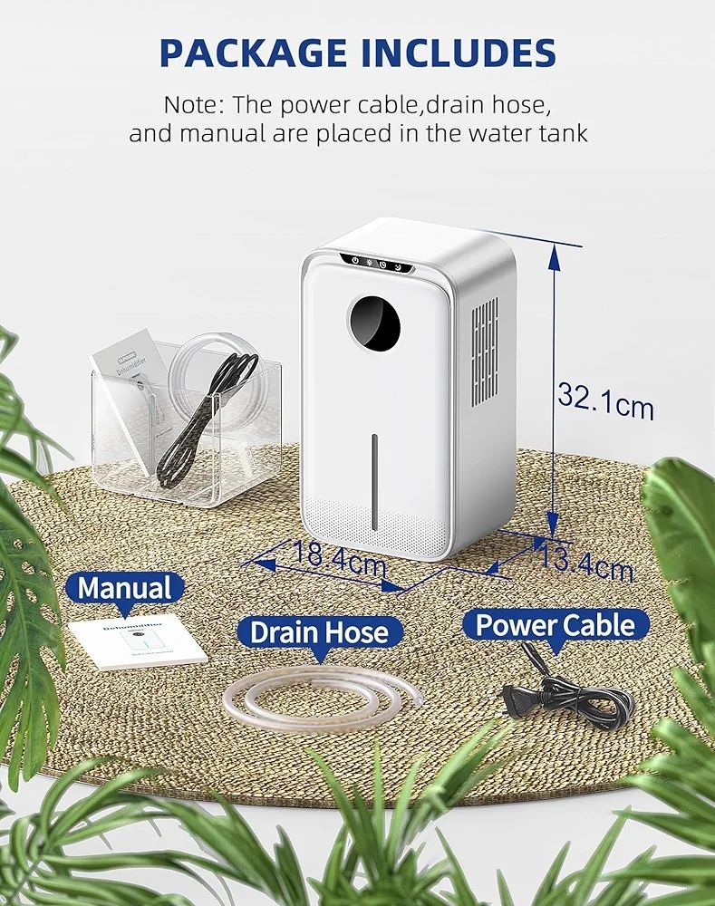 Elektryczny osuszacz powietrza 2200ml yp2318