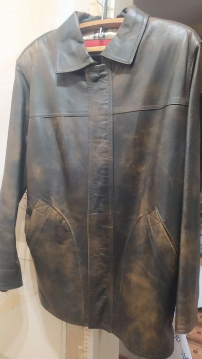 Куртка мужская кожаная