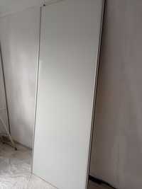 Drzwi przesuwne do szafy w zabudowie białe szafa duże