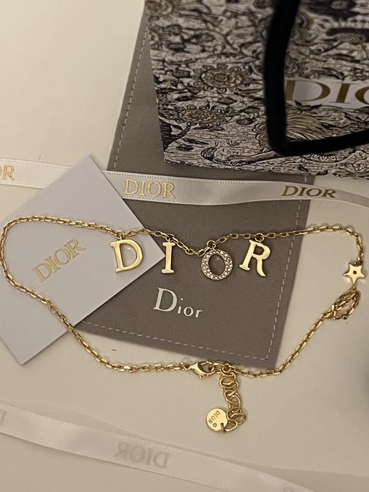 Naszyjnik zloty dior