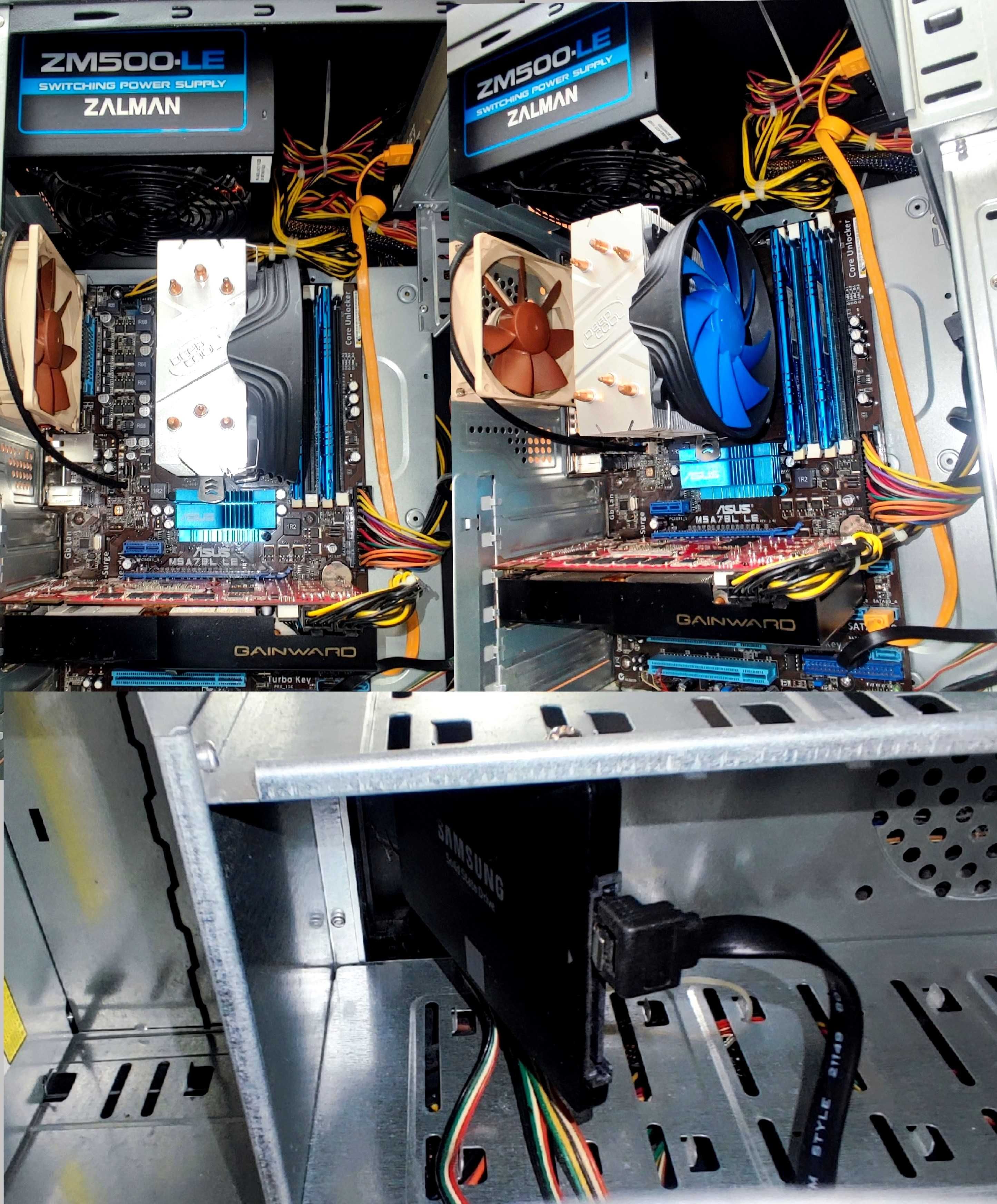 Продам комп'ютер на базі FX 6300, DDR3 8Gb + з монітором Samsung 22"