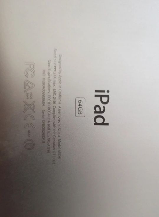 Tablet grande IPad 64 GB
