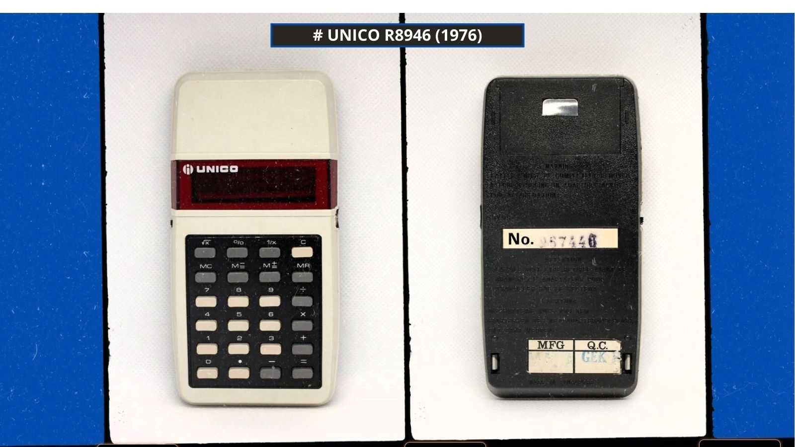 Calculadoras de Bolso Vintage - Tecnologia dos anos 70 – Valor DESDE €