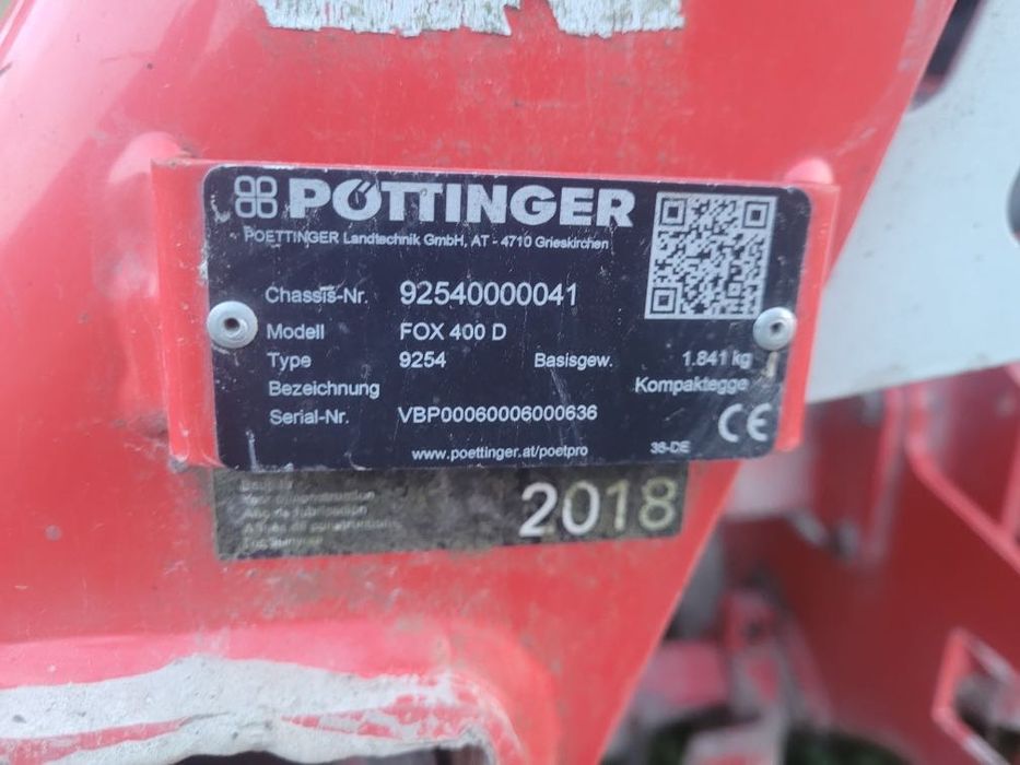 Siewnik pottinger FOX 400D