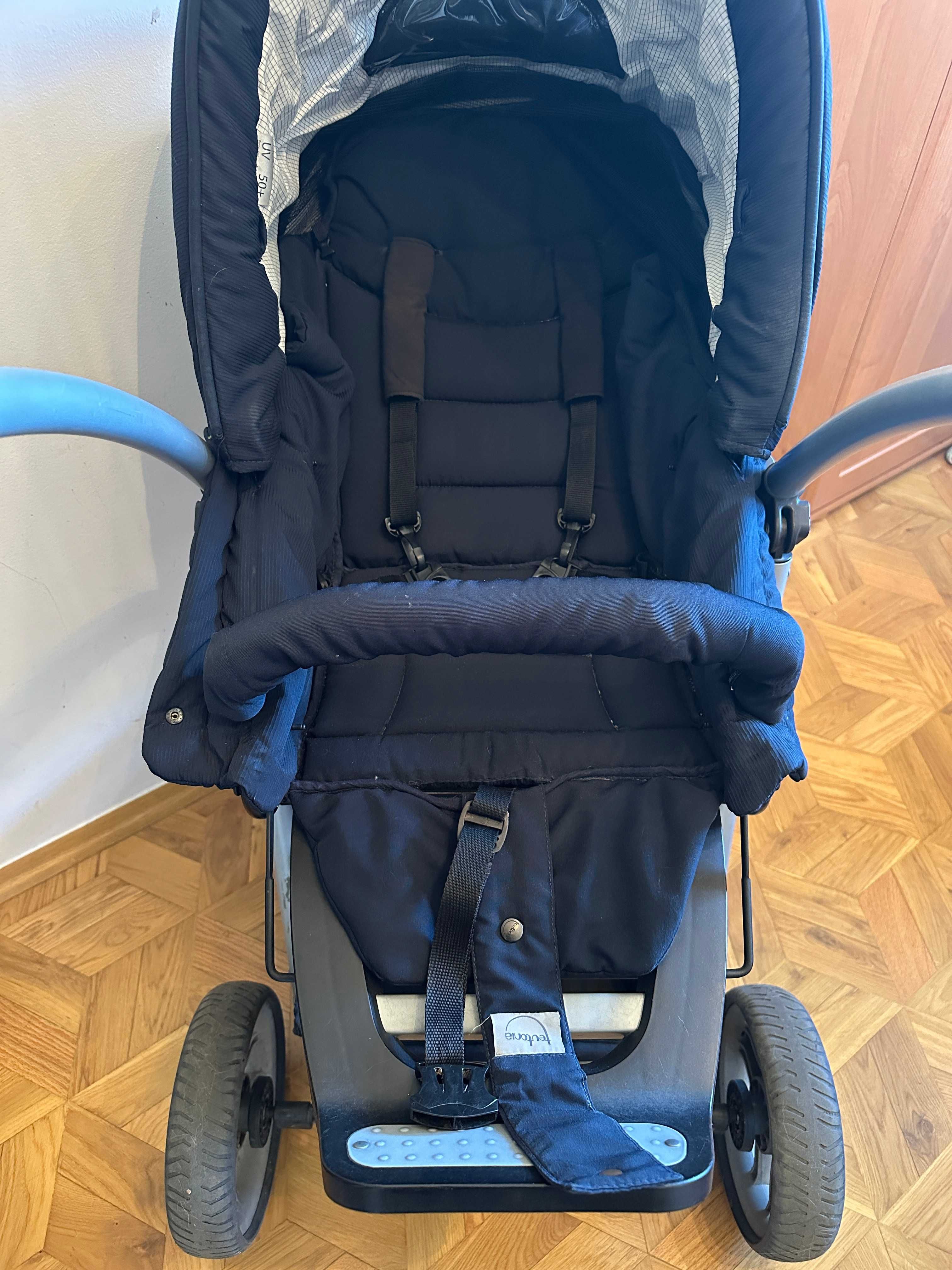 Wózek spacerówka + gondola Teutonia Lambda