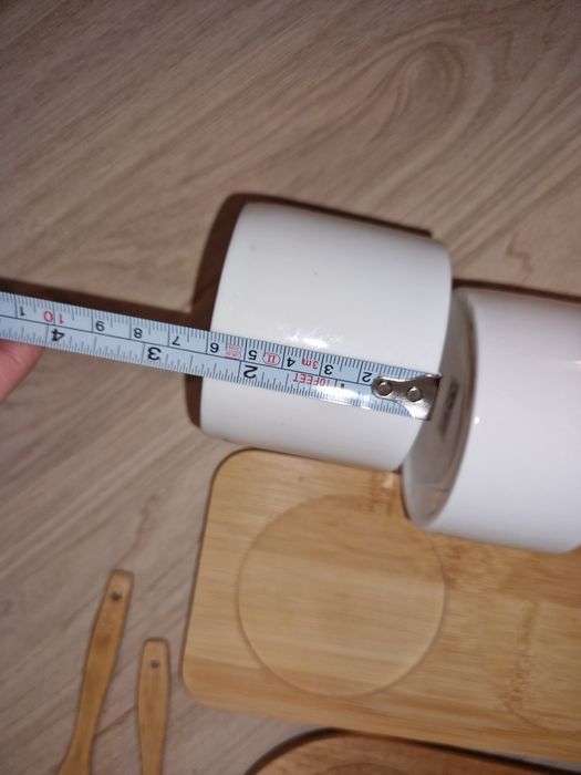 Zestaw taca z miseczkami do przystawek patera + home&you przyprawnik