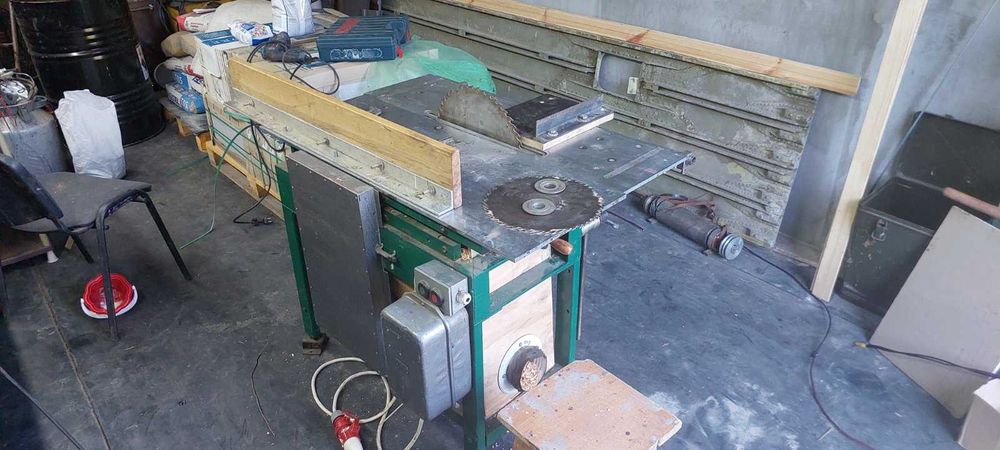 Станок фуговально-распиловочный, самодельный.